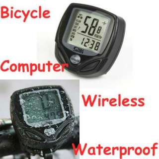 New Wireless Bike Bicycle Cycling Computer Speedometer Odometer 