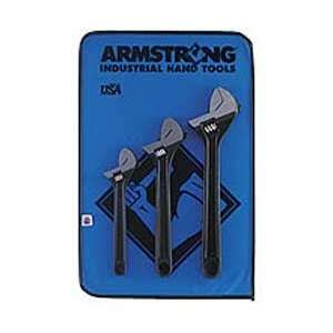  Armstrong 34 850 3pc Black Oxide Adjustable Wrench Set 