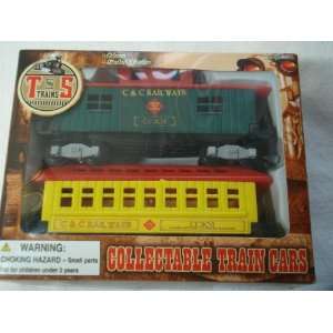  T and S Trains Collectable Train Cars Caboose & Standard 