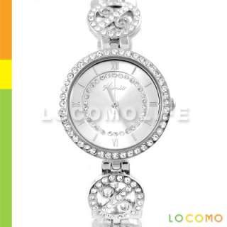 Women Jewelry Crystal Rhinestone Luxury Bracelet Watch  