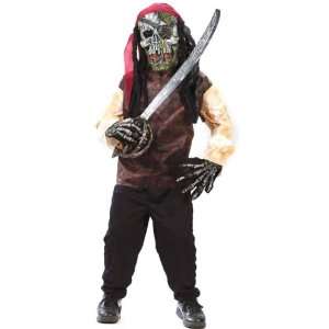  Childs Easy Pirate Costume (Size:Large 12 14): Toys 