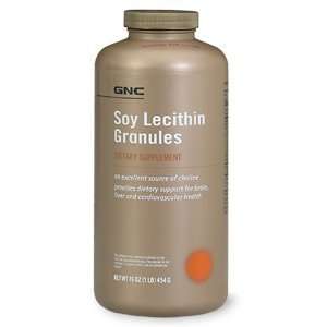  GNC Soy Lecithin Granules, 1 lb