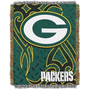 Northwest Green Bay Packers 48X60 Tattoo Tapestry Throw  