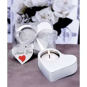  Heart Design Chrome Candleholder (Set of 36)   Wedding 