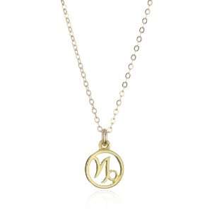 Dogeared Jewels & Gifts Zodiac Capricorn Sign Gold Dipped Necklace
