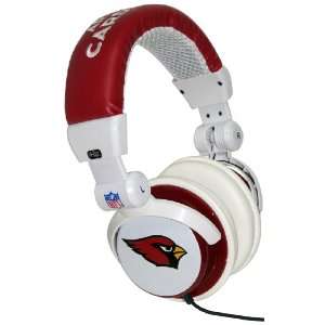   NFL Arizona Cardinals DJ Style Headphones, Red/Black: Electronics