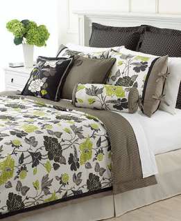 Martha Stewart Collection Bedding, Layered Flowers 6 Piece Comforter 