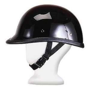  New Black Polo Jockey Novelty Motorcycle Helmet in Size XL 