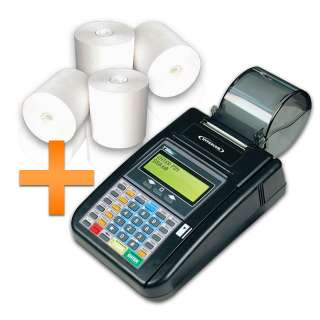 COMBO Terminal Credit Card Machine T7 Plus Hypercom T7Plus And Paper 