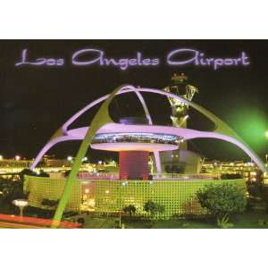   LOS ANGELES AIRPORT LAX, CALIFORNIA POSTCARD   From Hibiscus Express
