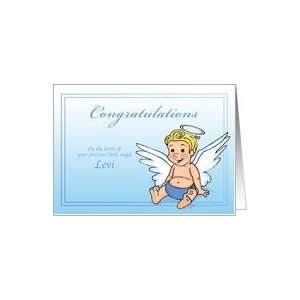  Levi   Congrats on the Birth of a Little Angel Card 