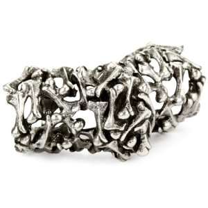 Low Luv by Erin Wasson Cluster Bone Armor Ring, Size 6