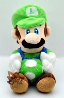 Super Mario Bros 6 LUIGI Plush Doll Figure Toy MT97  