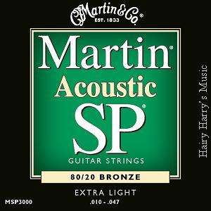 Martin MSP3000 Acoustic Guitar Strings(10 47) 6 SETS  
