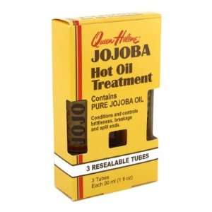 Queen Helene Jojoba Hot Oil 1 oz. Treatment Tubes 3S (3 Pack) with 