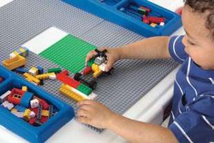 Two building block bases are compatible with LEGOS and Mega Bloks 