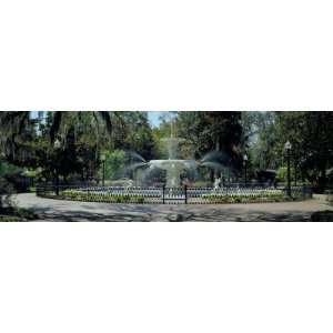  Fountain in a Park, Forsyth Park, Savannah, Chatham County 