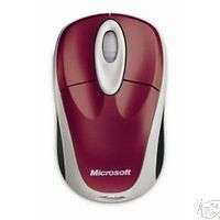 Microsoft Wireless Notebook Optical Mouse 3000   Red  