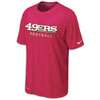 Nike NFL Dri Fit Authentic Font T Shirt   Mens   49ers   Maroon 