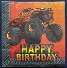 MONSTER TRUCK JAM Birthday Party Invitations TY Notes  