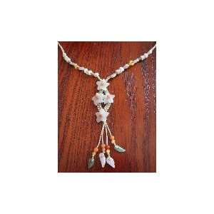  Jade Flower Necklaces 