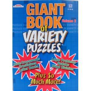  GIANT BOOK of VARIETY PUZZLES (vol 2): Toys & Games