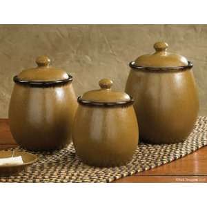  Molasses 3 piece Canister Set