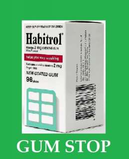 HABITROL nicotine gum 2mg MINT 576 pcs 6 box fresh  