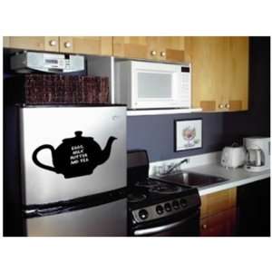   Stick Instant Chalkboard Wall Decal, Large Teapot
