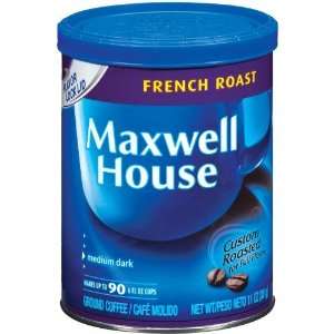 Maxwell House French Roast Medium Dark Ground Coffee 11 oz  