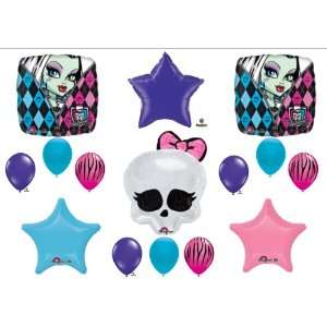  Monster High Skullette Birthday Balloon Bouquet Kit Purple 