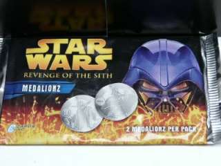 Star Wars Rare Gold & Silver Yoda Medalionz Coin & Pack  