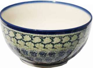 Polish Pottery Ice Cream/Cereal Bowl Stoneware  
