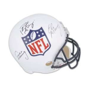   and Peyton Manning Autographed Helmet  Details: NFL Replica Helmet