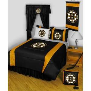   Bed Skirt   Boston Bruins NHL /Color QUEEN Size Queen: Home & Kitchen