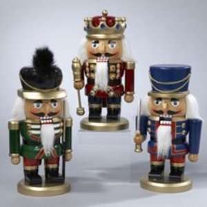  9 Wooden Chubby Nutcrackers Case Pack 24   745280