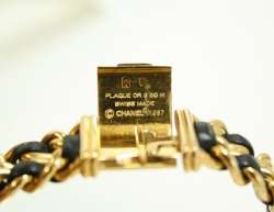   Vintage Watch PREMIERE Gold Classic Chain size L Quartz 1987 Authentic
