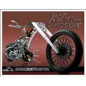   Motorcycle American Chopper Metal Tin Sign OCC Art of: Home & Kitchen