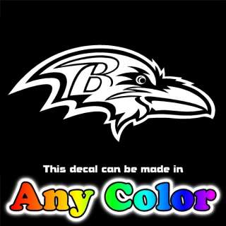 Baltimore Ravens Chrome Window Stickers Decals NFL AFC  