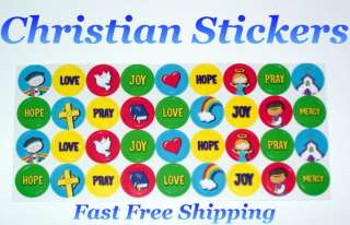 36 Christian Jesus Love Joy Stickers Inspirational Angel Religious 