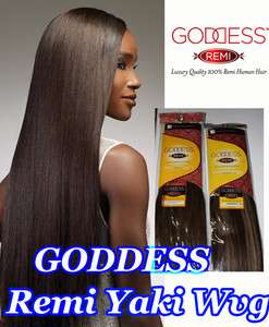 GODDESS Remi Yaki Human Hair Weaving 10 S2/27 Clearance Sale 