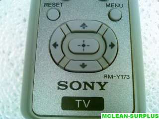 Sony TV Remote Control WEGA Model RM Y173  