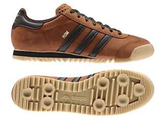 New Adidas Originals Mens ROM Shoes Brown Suede Leather Boots 