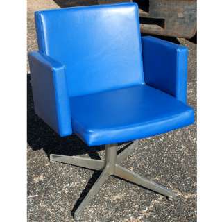 Vintage Swivel Good Form Aluminum Arm Chair  