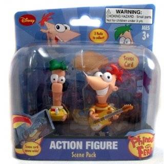  Disney Phineas and Ferb Mini Figure Scene 2Pack Phineas Ferb 