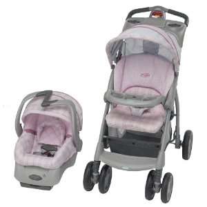  Evenflo Aura Select Travel System   Pink Cuddle Bear Baby