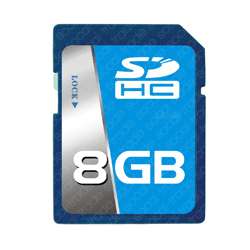 New Intel 8GB SD HC SDHC Card Flash Memory 8G + Reader  