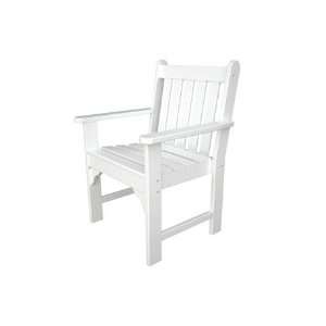  Polywood Recycled Plastic Vineyard Arm Chair Pacific Blue 