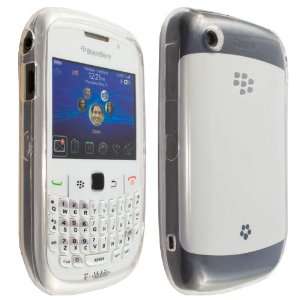 Crystal Clear Soft Rubberized Plastic Skin Case for Blackberry Curve 