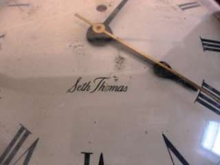 Seth Thomas Clocks Glance Model E923 000 Vintage Wall Mount Clock Made 